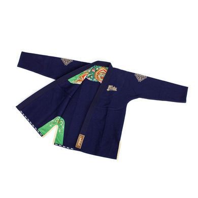 Детское кимоно Fairtex BJJ2 Kids Gi Matchanu Navy Blue, Темно-синий, M1