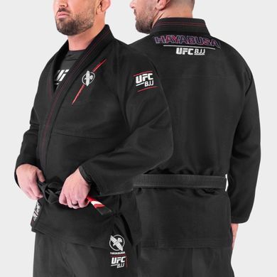 Кімоно для бразильського джиу-джитсу Hayabusa UFC BJJ Lightweight (Штани Twill) Чорне A0