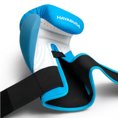 Боксерские перчатки Hayabusa T3 Neon Boxing Gloves Blue, 10 oz