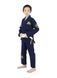Детское кимоно Fairtex BJJ2 Kids Gi Matchanu Navy Blue, Темно-синий, M1