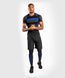 Рашгард з коротким рукавом Venum Nogi 3.0 Short Sleeves Rashguard Black Blue, Чорний-Синій, S