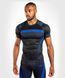 Рашгард з коротким рукавом Venum Nogi 3.0 Short Sleeves Rashguard Black Blue, Чорний-Синій, S