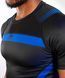 Рашгард з коротким рукавом Venum Nogi 3.0 Short Sleeves Rashguard Black Blue, Чорний-Синій, S
