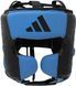 Боксерський шолом Adidas Combat 50 | чорно/синій | ADIC50HG