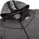Женская толстовка Venum Laser Hoody Dark Heather Grey, Cерый, XS