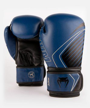Боксерські рукавички Venum Contender 2.0 Темно-сині з чорним 10oz