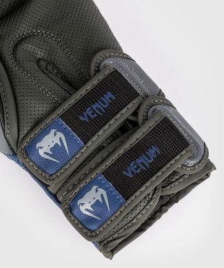 Боксерські рукавиці Venum Reverso Boxing Gloves - Storm Grey/Royal Blue, 10 oz