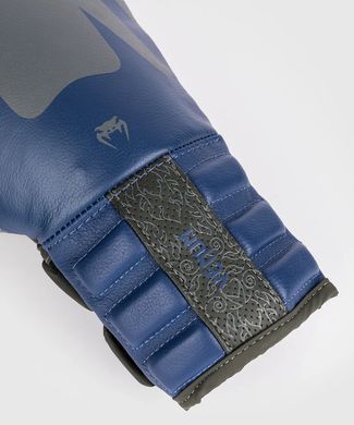 Боксерські рукавиці Venum Reverso Boxing Gloves - Storm Grey/Royal Blue, 10 oz