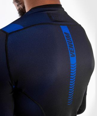 Рашгард Venum Nogi 3.0 Long Sleeves Rashguard Black Blue, Чорний-Синій, XS