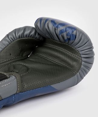 Боксерські рукавиці Venum Reverso Boxing Gloves - Storm Grey/Royal Blue, 10 oz