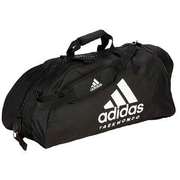Спортивна сумка-рюкзак Adidas 2in1 Bag "Taekwondo" Nylon Чорна M