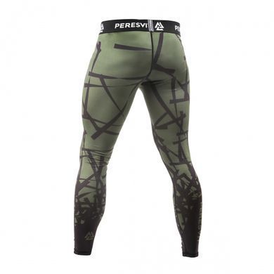 Компресійні штани Peresvit Rival MMA Leggings Riffle Green, Зелений, M