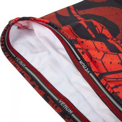 Рашгард Venum Crimson Viper Rashguard Short Sleeves Black Red, Чорний-Червоний, S