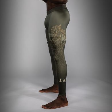 Леггинсы Venum Serpenti Spats Khaki Bronze Ivory, Хаки, 3XL