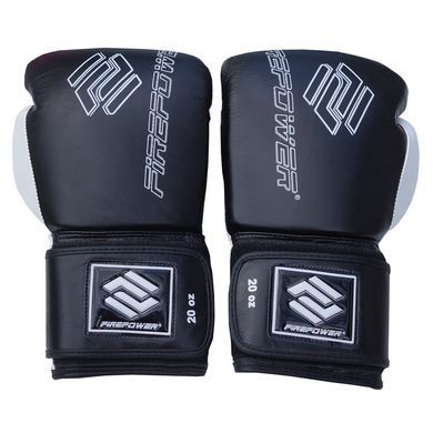 Боксерские перчатки Firepower FPBG2N Черные, 18oz