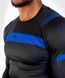Рашгард Venum Nogi 3.0 Long Sleeves Rashguard Black Blue, Чорний-Синій, XS