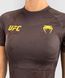 Женский рашгард UFC Venum FIGHT WEEK 4.0 Women's Short Sleeve Rashguards Dark Brown, XS