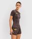 Женский рашгард UFC Venum FIGHT WEEK 4.0 Women's Short Sleeve Rashguards Dark Brown, XS