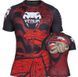 Рашгард Venum Crimson Viper Rashguard Short Sleeves Black Red, Чорний-Червоний, S