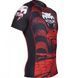 Рашгард Venum Crimson Viper Rashguard Short Sleeves Black Red, Чорний-Червоний, S