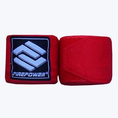 Бинты боксерские эластичные FirePower FPHW5 Красные, 3м, 3м