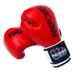 Боксерские перчатки Firepower FPBG10 Красные, 10oz