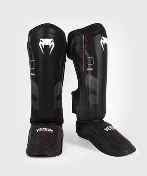 Защита голени Venum Tactical XT Shinguards - Black/Fire Red, XL
