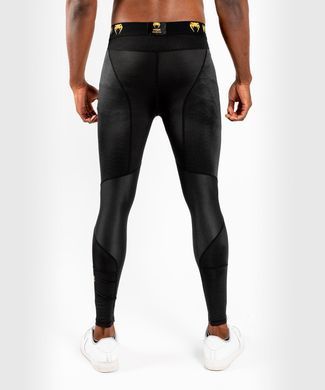 Компресійіні штани Venum G-Fit Compression Tights Black Gold, Чорний, M