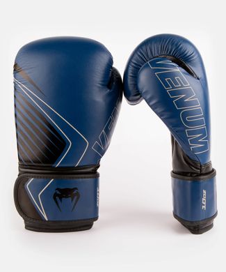 Боксерские перчатки Venum Contender 2.0 Темно-синие с черным, 12oz, 12oz