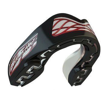 Капа Safejawz Nitro Series Чорна з червоним
