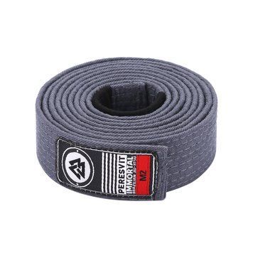 Детский пояс для кимоно Peresvit Kids BJJ Gi Belt Solid Grey, Cерый, M00