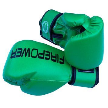 Боксерські рукавички Firepower FPBGA11 Зелені 8oz