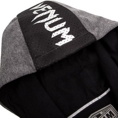 Худі Venum Laser Hoody Grey, Сірий-Чорний, XS
