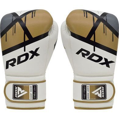 Боксерские перчатки RDX F7 Ego Boxing Gloves Golden, 10 oz