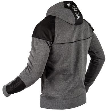 Худі Venum Laser Hoody Grey, Сірий-Чорний, XS