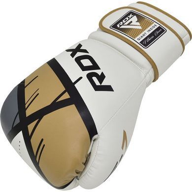 Боксерские перчатки RDX F7 Ego Boxing Gloves Golden, 10 oz
