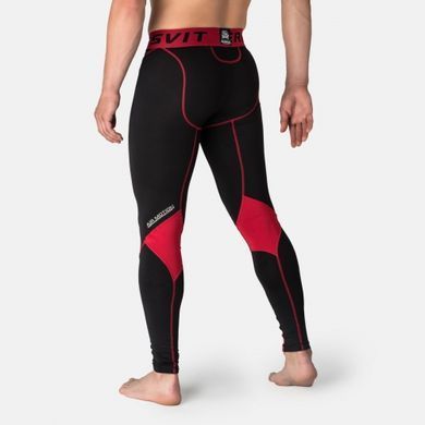 Компресійні штани Peresvit Air Motion Leggins Black Red, Чорний-Червоний, M