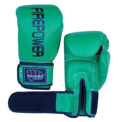 Боксерські рукавички Firepower FPBGA11 Зелені, 8oz, 8oz