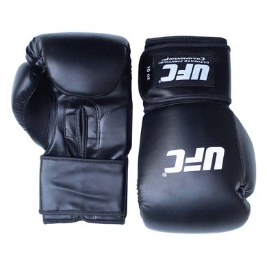 Боксерские перчатки UFC DX  training Черные, 10oz, 10oz