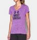 Жіноча футболка Under Armour Womens V-Neck -Twist Logo Mega Magenta, L