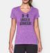 Жіноча футболка Under Armour Womens V-Neck -Twist Logo Mega Magenta, L