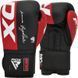 Боксерские перчатки RDX F4 Boxing Gloves Hook & Loop Red Black, 16 oz