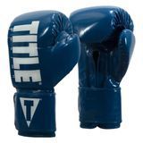 Боксерські рукавиці Title Boxing Inferno Intensity Elastic Training Gloves Blue White, 14 oz