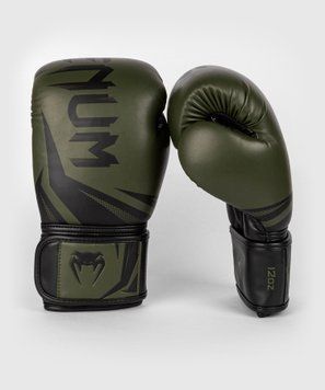 Боксерские перчатки Venum Challenger 3.0 Boxing Gloves Khaki Black, 8 oz