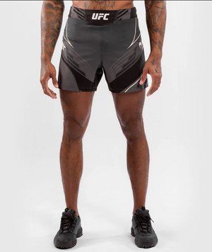 Легкі шорти для ММА Venum Authentic UFC FightNight Black, Чорний-Сірий, XS
