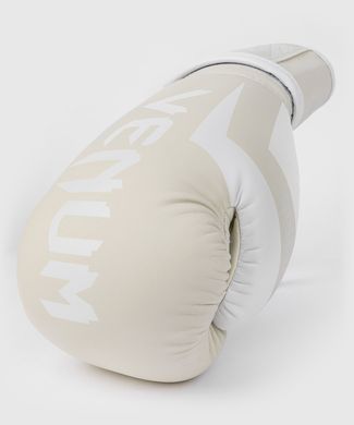 Боксерские перчатки Venum Elite Boxing Gloves White Ivory, 8 oz