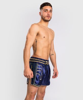 Тайские шорты Rajadamnern x Venum Muay Thai Short Navy Blue, S