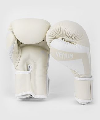 Боксерские перчатки Venum Elite Boxing Gloves White Ivory, 8 oz