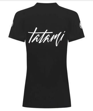 Жіночий рашгард з коротким рукавом Tatami Rupture Чорний XS