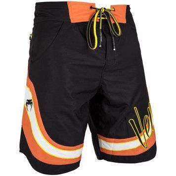 Шорты Venum Martini Boardshorts Black Yellow, Черный, XXS
